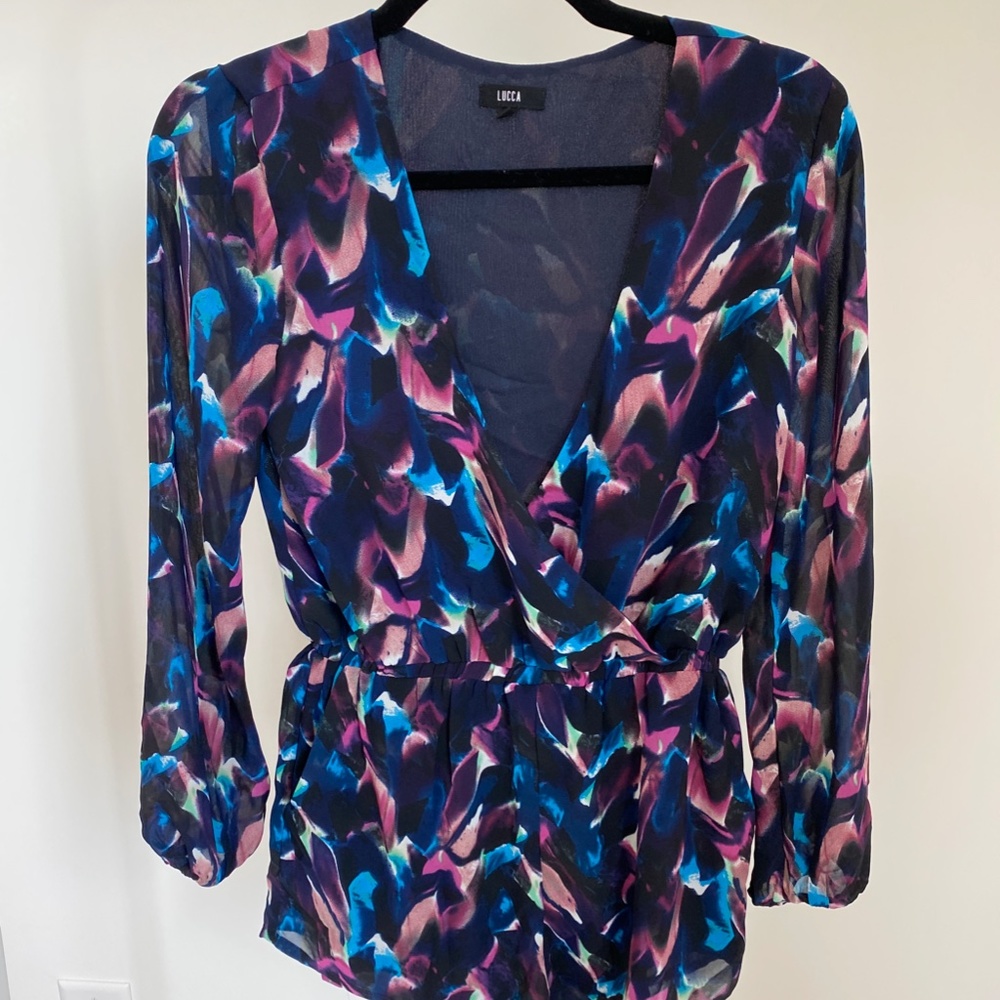 Lucca Floral Romper XS